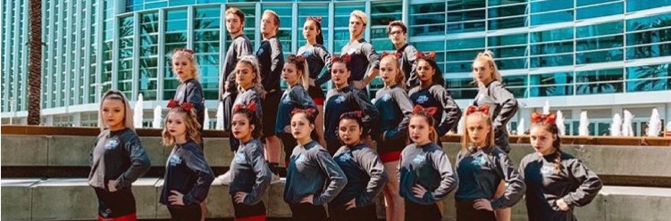 Bei den National Cheerleading Competitions in Kalifornien. Wir wurden 5. Platz!