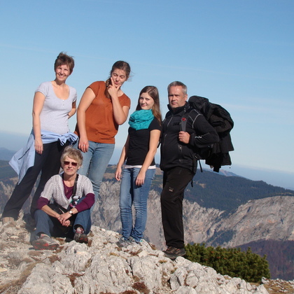 Wanderung auf einen richtigen Berg