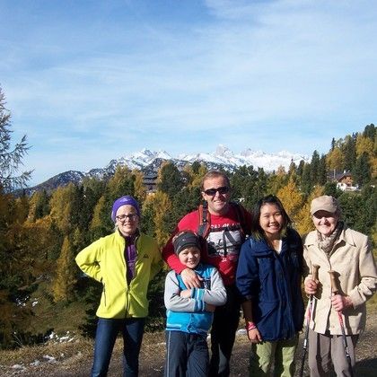 Wanderurlaub mit der Familie