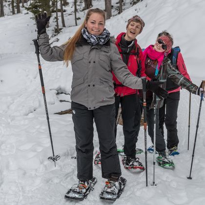 Schneeschuhwanderung auf die Aifner Alm / Tirol