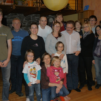 In den Weihnachtsfeiertagen kommt uns die gesamte Verwandtschaft besuchen!
